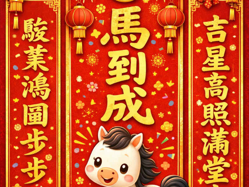 🐎 策馬迎春．好運奔騰